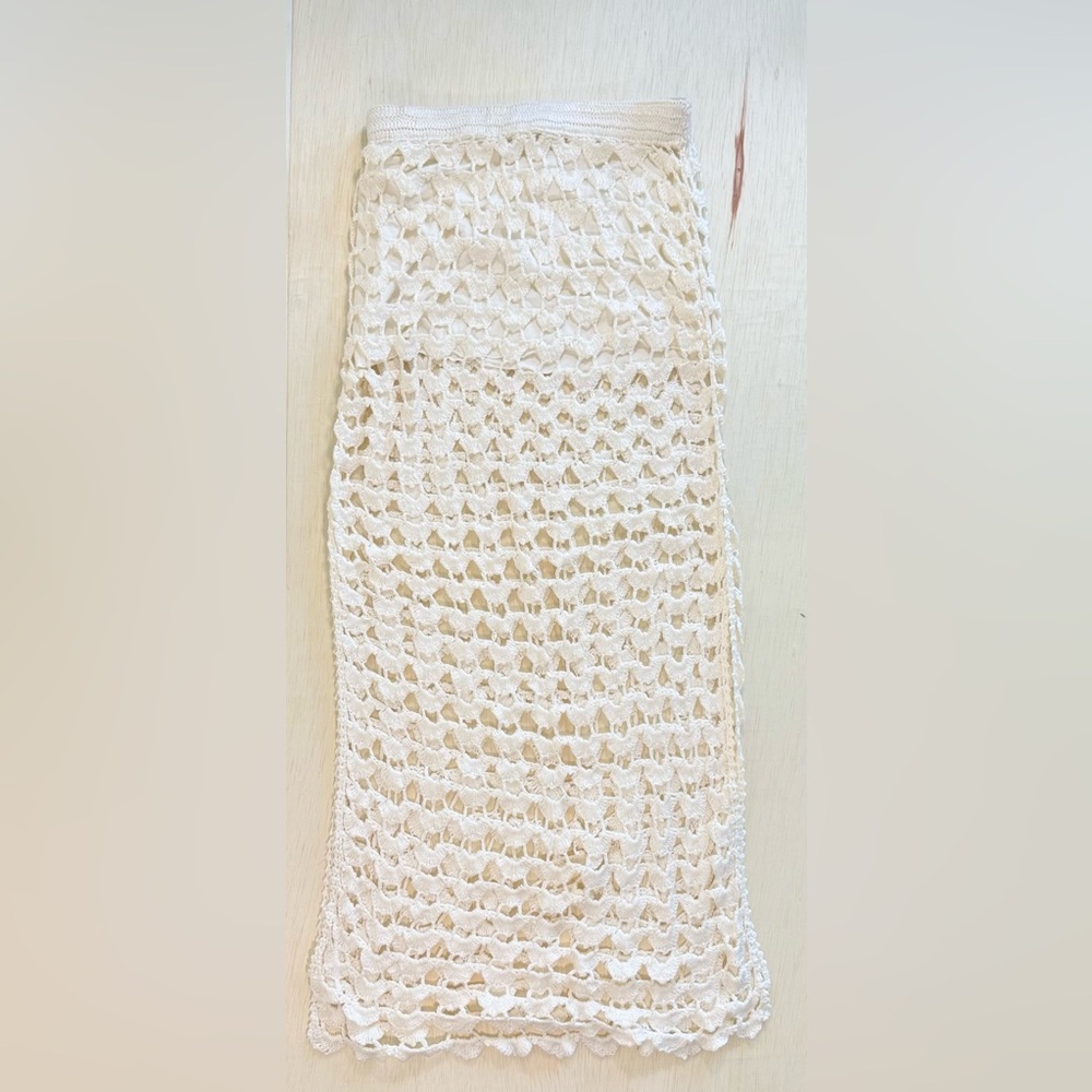 Free People Flook the Label white lace Crochet Set size S - Picture 7 of 13